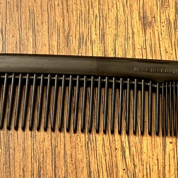 New Hair Comb WWII Original British Army Issued Black Stamped: Made In Canada 7" - Picture 9 of 9